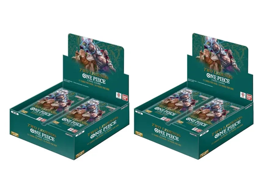 Bandai One Piece Card Game Two Legends Booster Box (OP-08 English) 2x Lot