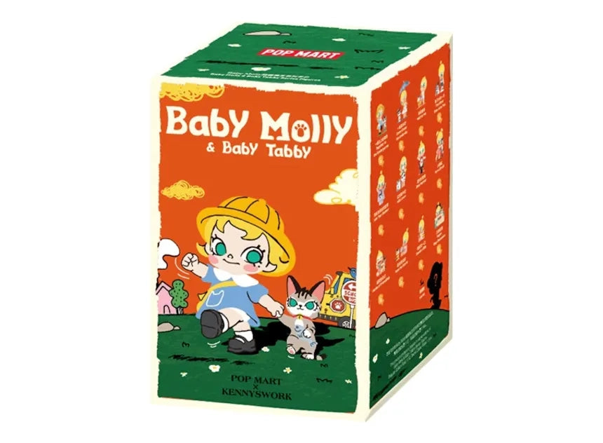 Pop Mart Baby Molly & Baby Tabby Series Figures Single Blind Box