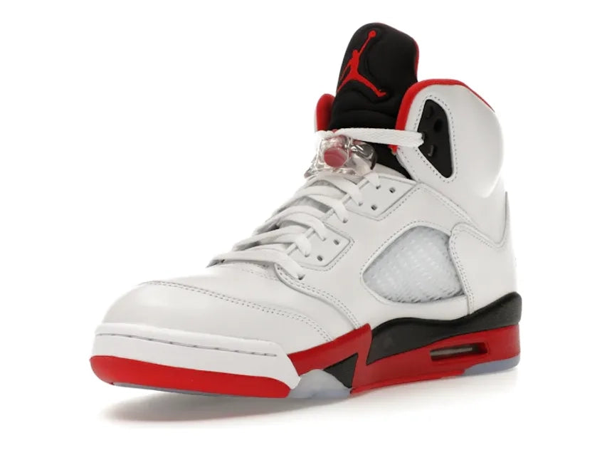 Jordan 5 Retro Fire Red Black Tongue (2025)