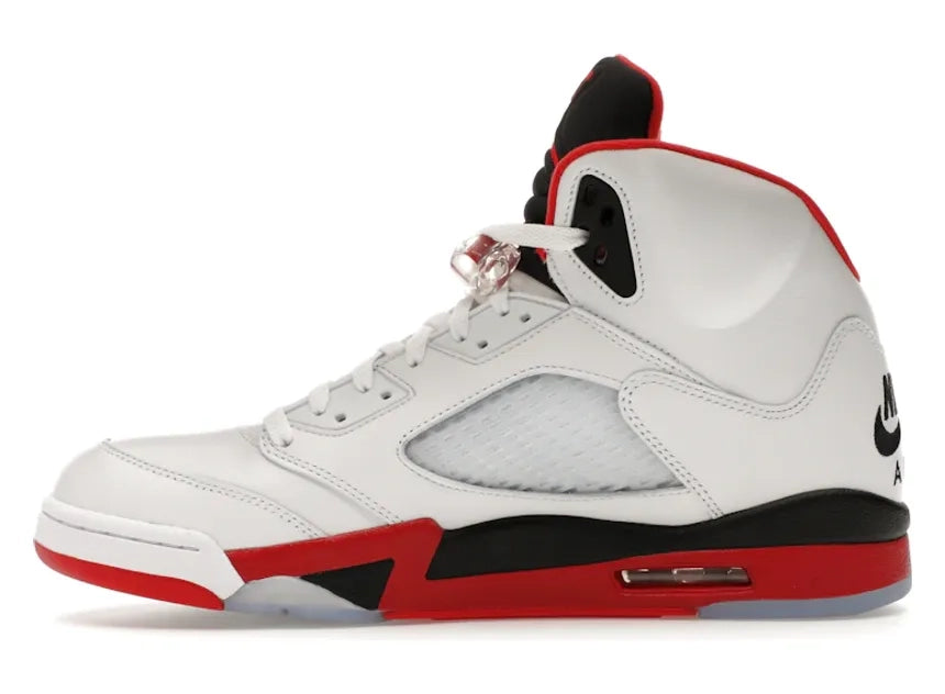Jordan 5 Retro Fire Red Black Tongue (2025)