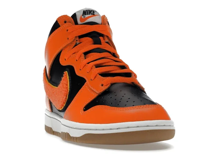 Nike Dunk High Retro Chenille Swoosh Safety Orange