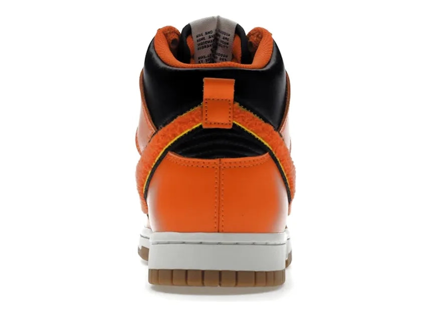 Nike Dunk High Retro Chenille Swoosh Safety Orange
