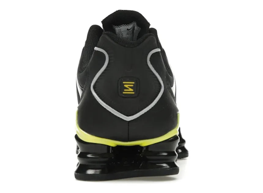 Nike Shox TL Black Dynamic Yellow Metallic Silver