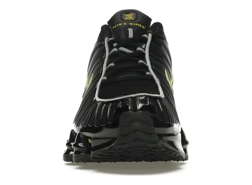 Nike Shox TL Black Dynamic Yellow Metallic Silver