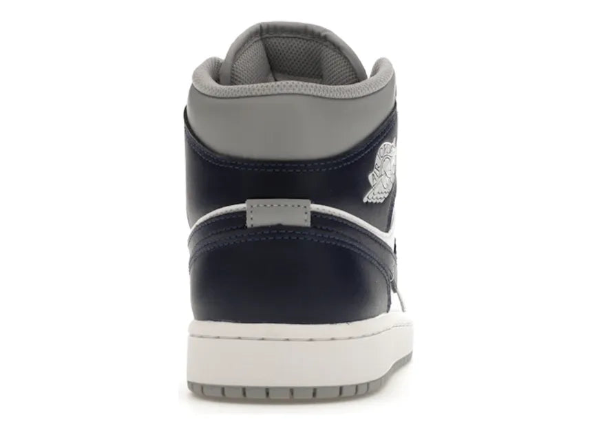 Jordan 1 Mid Wolf Grey Midnight Navy