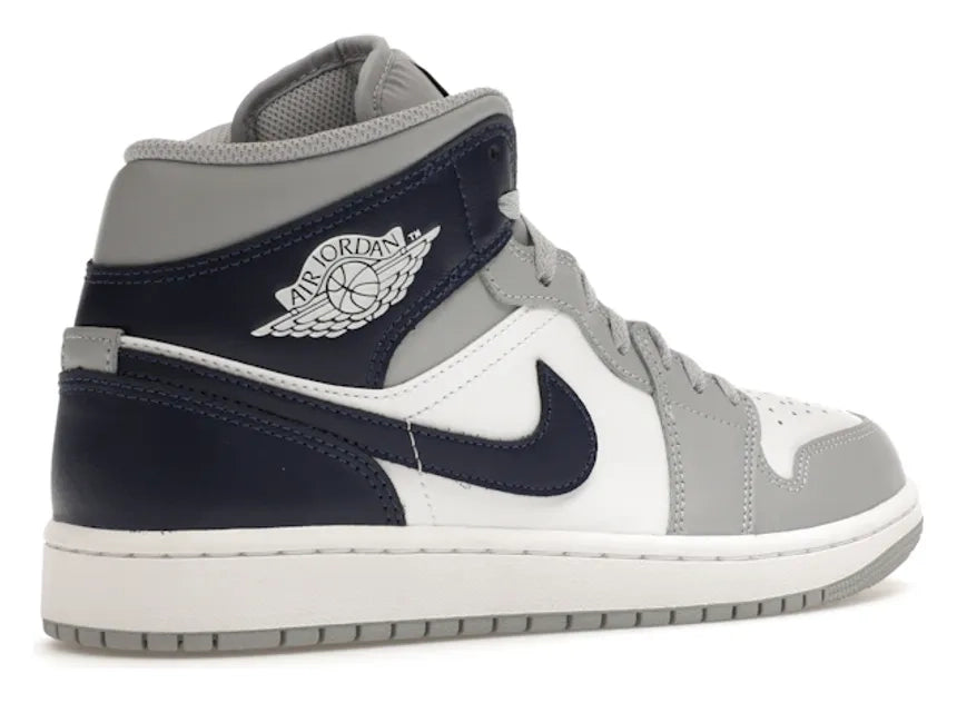 Jordan 1 Mid Wolf Grey Midnight Navy