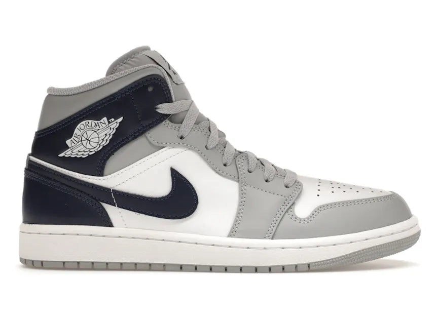 Jordan 1 Mid Wolf Grey Midnight Navy