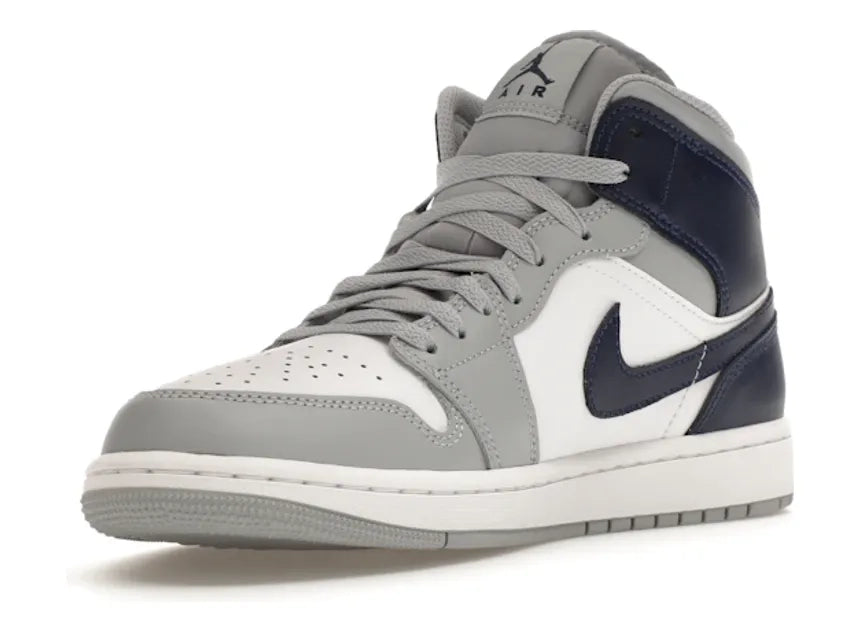 Jordan 1 Mid Wolf Grey Midnight Navy